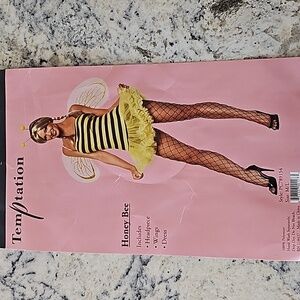 Temptations Yellow and Black Honey Bee Mini Dress